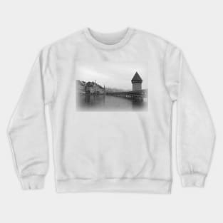 Kapellbrucke in Lucerne Crewneck Sweatshirt